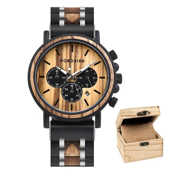 Montre en bois pour homme-Dendros -Â bois