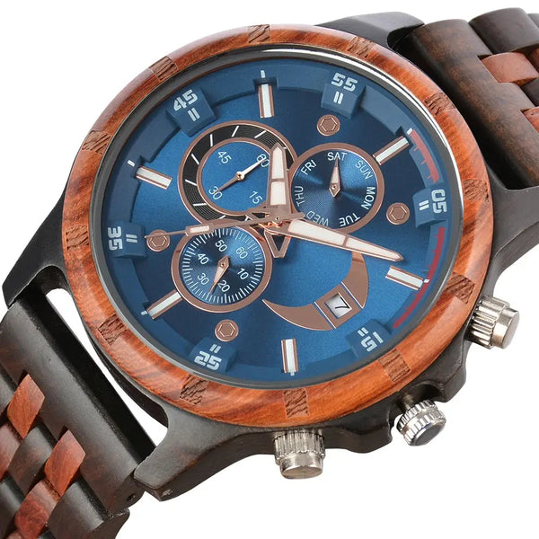 Montre en bois homme wooden Bobobird-Paris