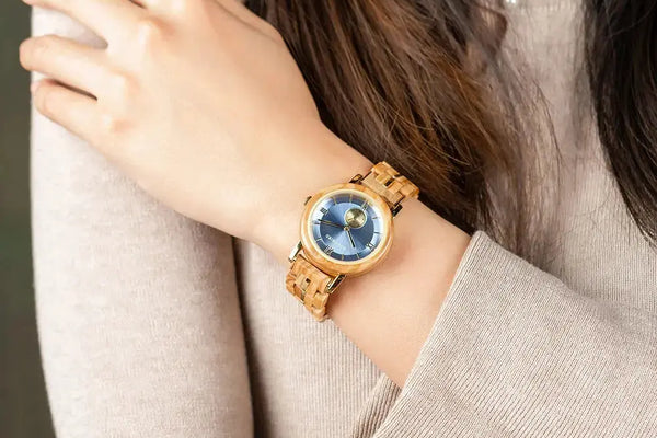 Montre en bois femme 