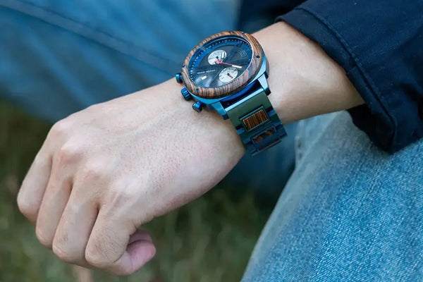 montre en bois