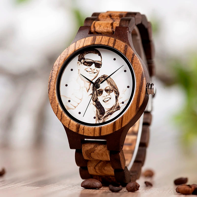 Montre en Bois Homme - Ébènea