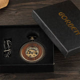 Montre en bois homme de poche en bois massif Bobobird-Paris