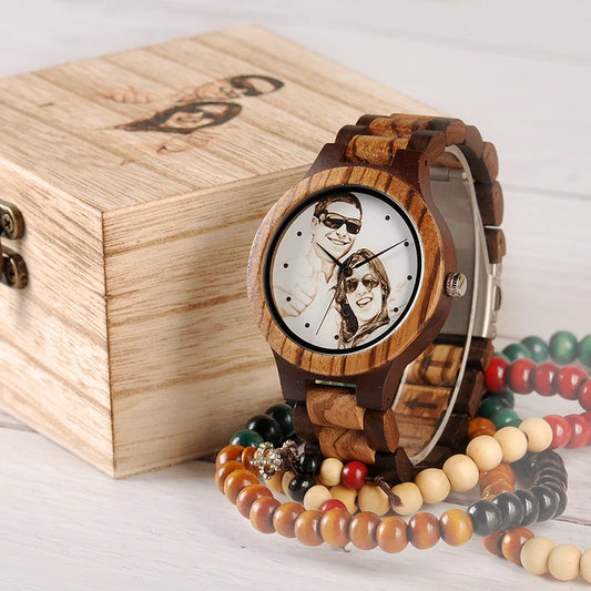 Montre en Bois Homme - Ébènea