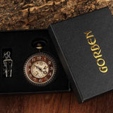 Montre en bois homme de poche en bois massif Bobobird-Paris