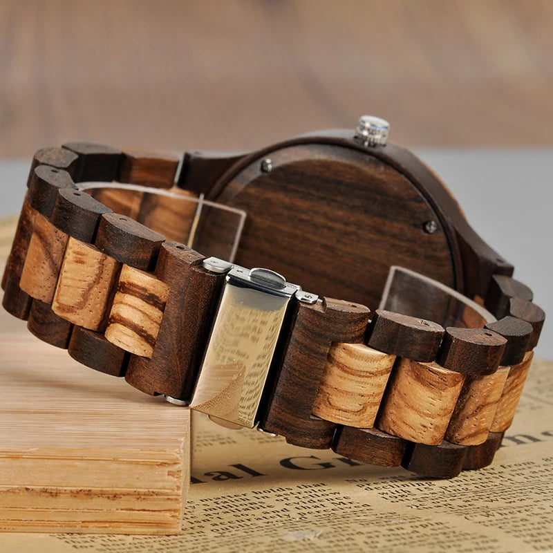 Montre en Bois Homme - Ébènea