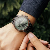 Montre bois automatique-Arborea - vert