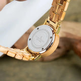 Montre bois femme en bois clair