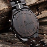 Montre bracelet bois-Sylvéo - bois marron