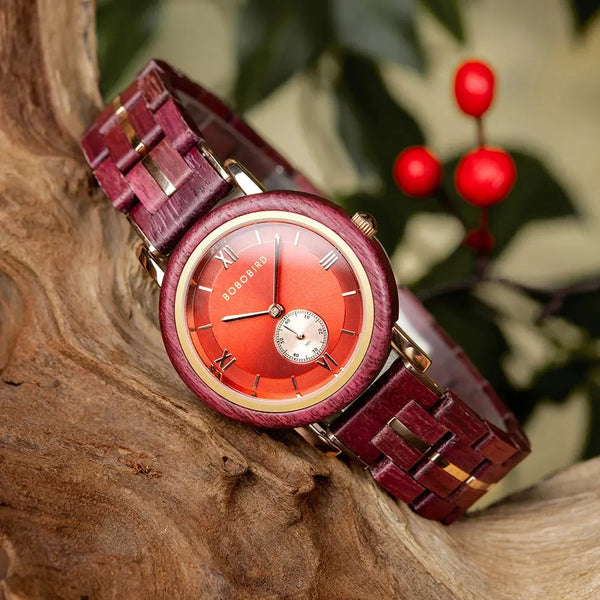 Montre bracelet bois femme