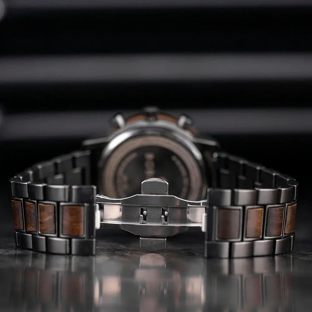 Montre cadran bois-Tempora - bracelet bois