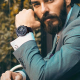 Montre cadran bois-Tempora - fonce