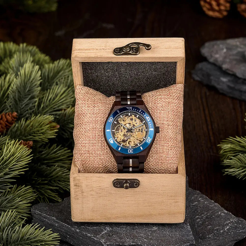 Montre en Bois Homme - Boésia - bobobird