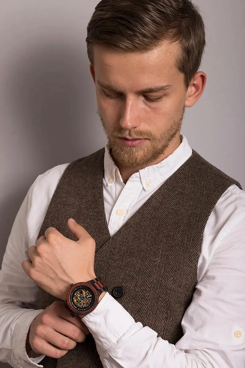 Montre en Bois Homme - Boésia - bobobird