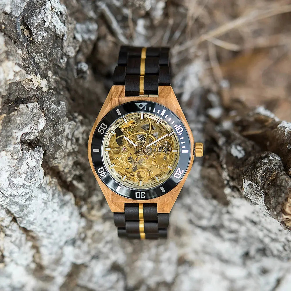 Montre en Bois Homme - Boésia - bobobird