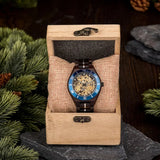 Montre en bois automatique-Boésia 