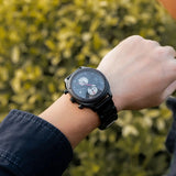 Montre en bois haut de gamme-Oroska - bois fonce