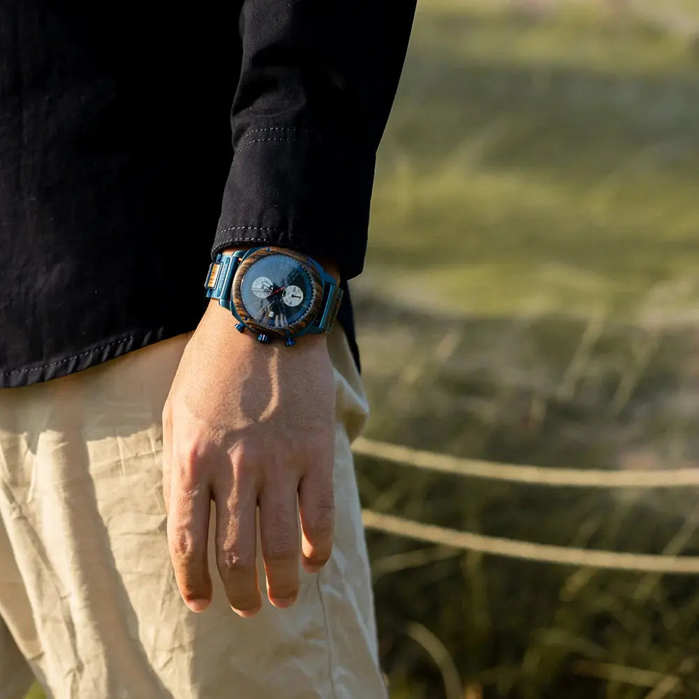 Montre en bois haut de gamme-Oroska - cadran bois