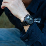 Montre en bois haut de gamme-Oroska - cadran fonce