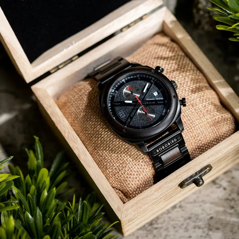 Montre en bois haut de gamme-Oroska - marron
