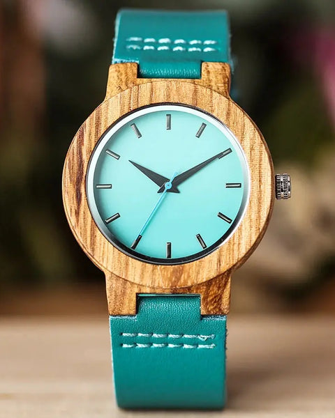Montre en bois pour femme 