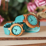 Montre en bois pour femme - pack duo