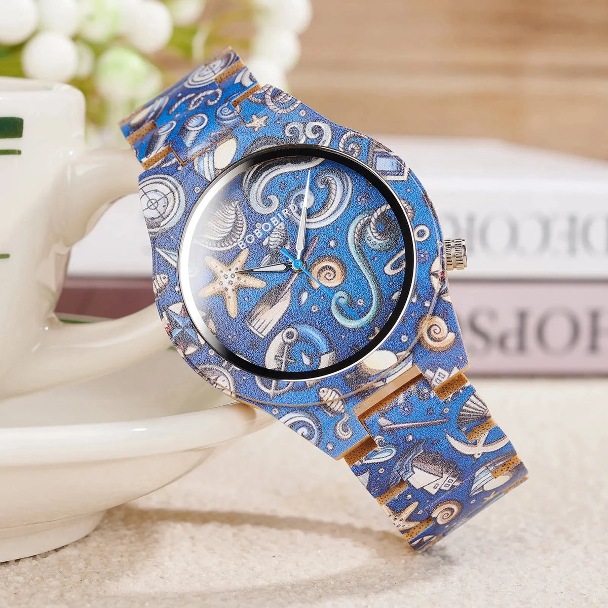 montre bois femme bracelet artistique, nouvelle collection 2025 Bobobird-Paris