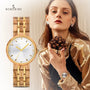 BOBO BIRD – Montre à Quartz en bois d'olive pour femmes, décontractée, à la mode, cadeau d'anniversaire Bobobird-Paris
