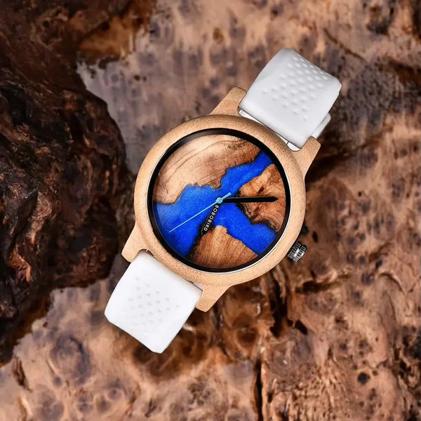 montre en bois femme à quartz Bobobird-Paris