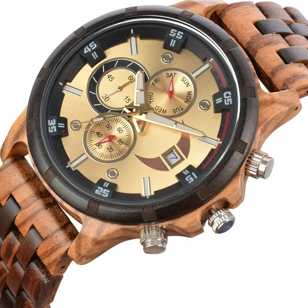 Montre en bois homme wooden Bobobird-Paris