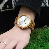 BOBO BIRD – Montre à Quartz en bois d'olive pour femmes, décontractée, à la mode, cadeau d'anniversaire Bobobird-Paris