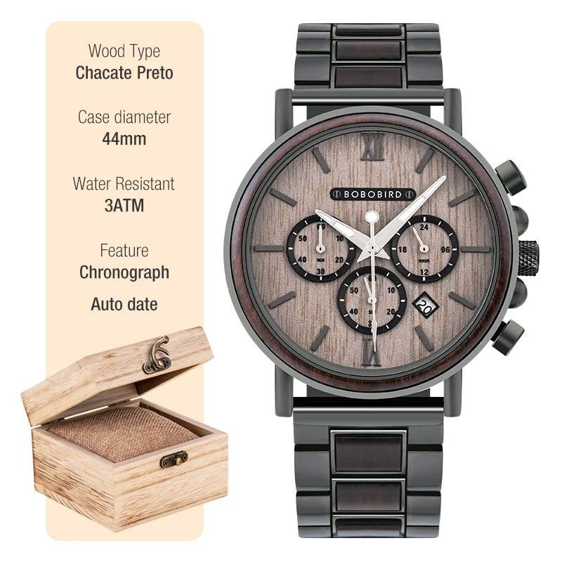 Montre en Bois - Tempora